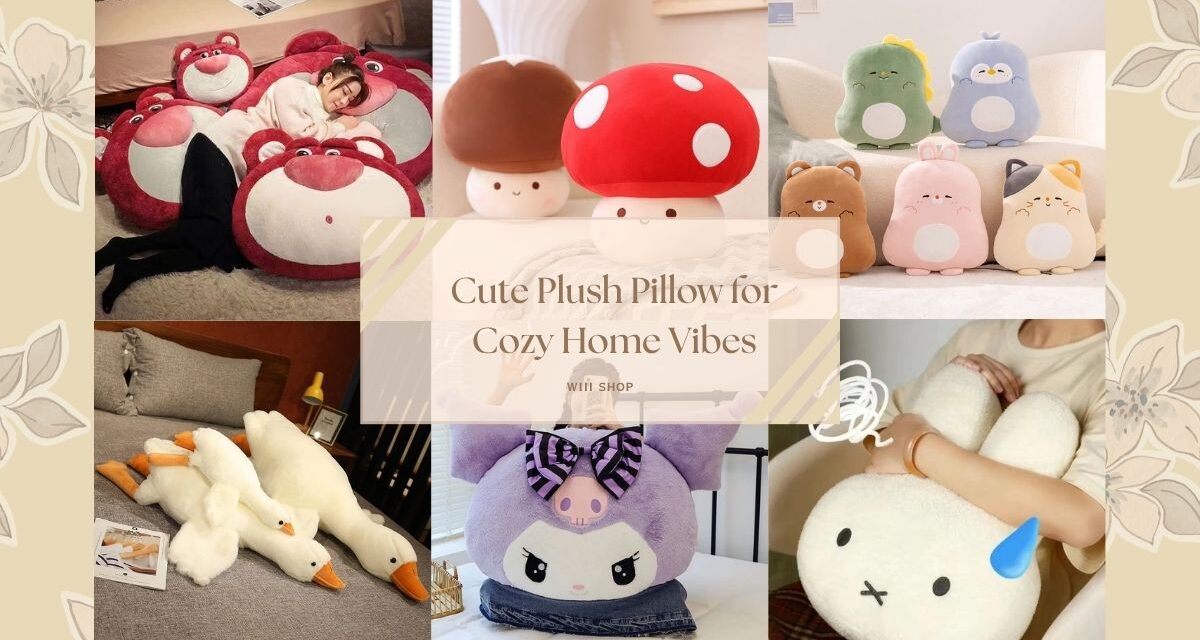 Cute Plush Pillow for Cozy Home Vibes