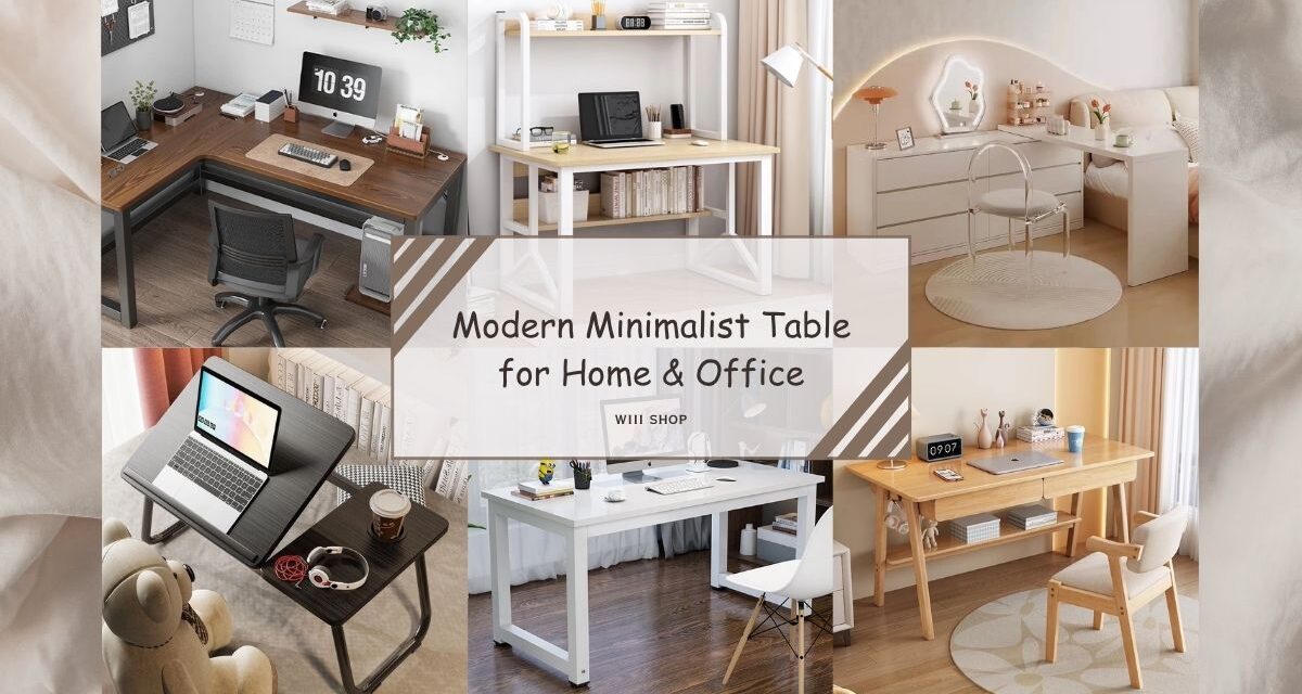 Modern Minimalist Table for Home & Office