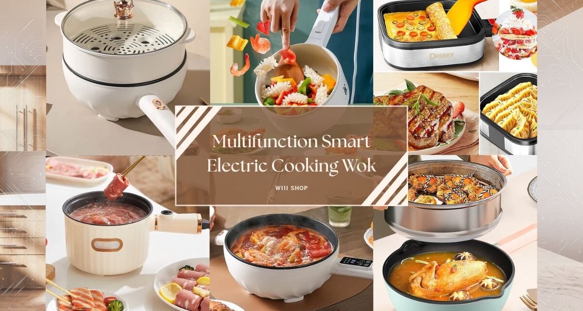Multifunction Smart Electric Cooking Wok