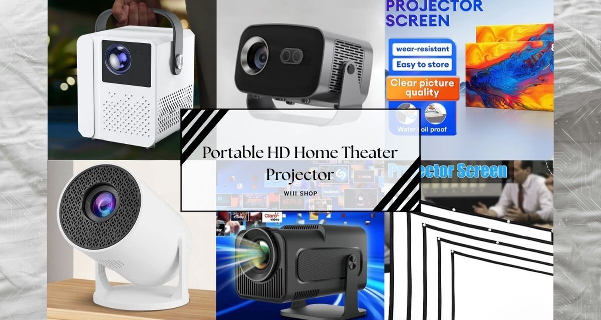 Portable HD Home Theater Projector