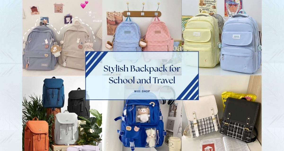 Stylish Backpack for School and Travel